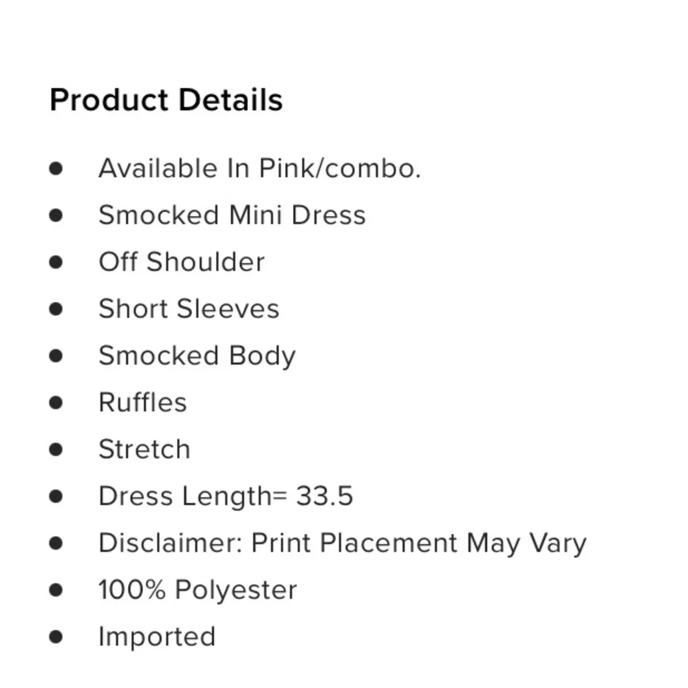 Smocked Mini Dress - Picture 7 of 7